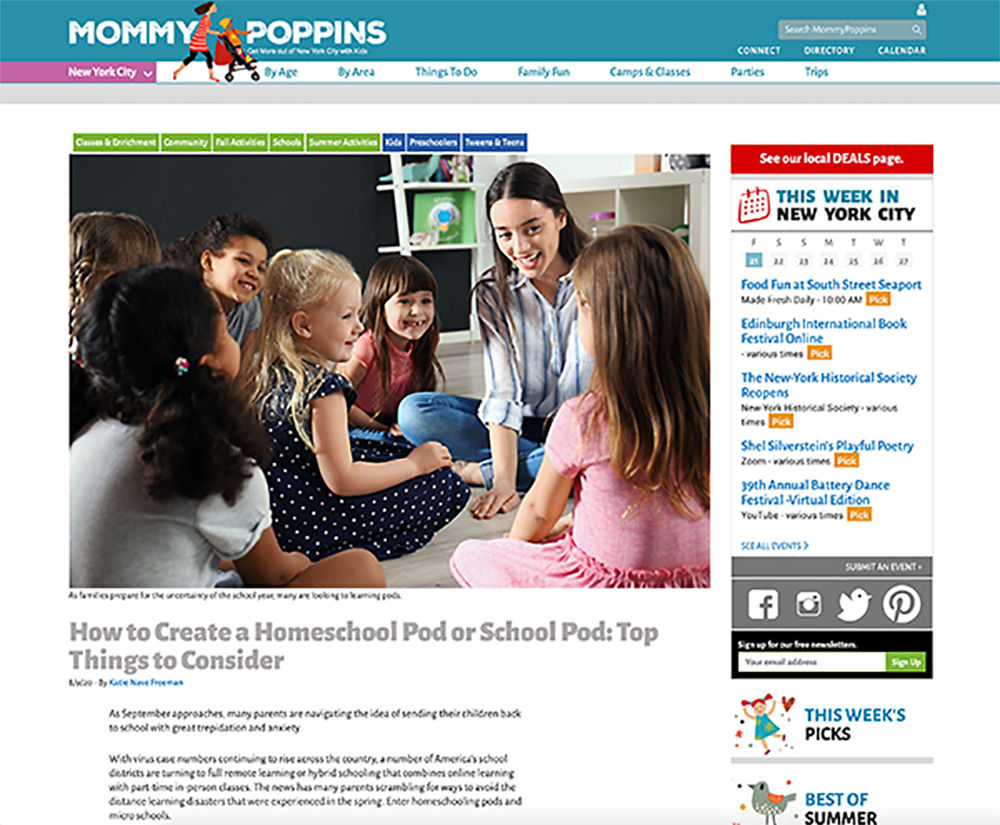 Mommy Poppins – How to Create a Homeschool Pod or School Pod: Top Things to Consider